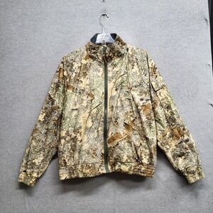 King's Hidden Mesa Men Jacket XL Camo Fleece‎ Lined Hunting Outdoor Full Zip